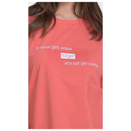 Target Γυναικεία κοντομάνικη μπλούζα T-Shirt Single Jersey "Better" Target Γυναικεία κοντομάνικη μπλούζα T-Shirt Single Jersey "Better"